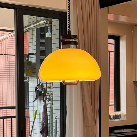 Vela Pudding Pendant Light | Playful Design with Cozy Soft Glow