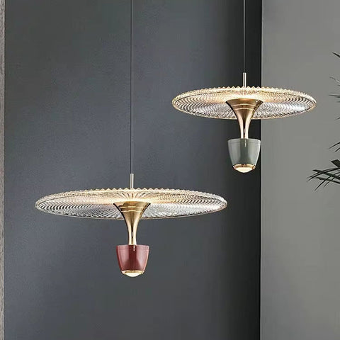 Modern Disc-Shaped Pendant Lamp | LED