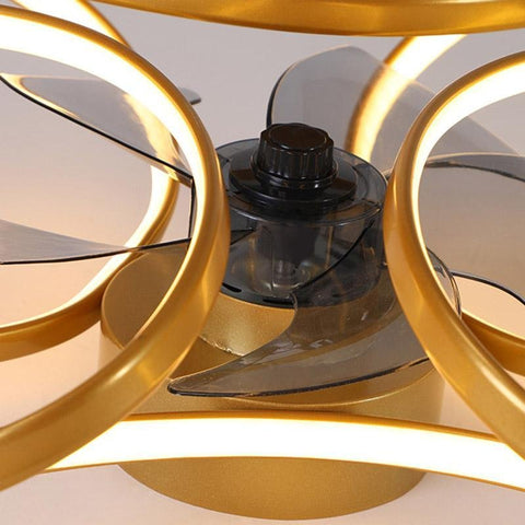 Flower Ceiling Light And Fan With Remote Control