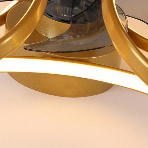 Flower Ceiling Light And Fan With Remote Control