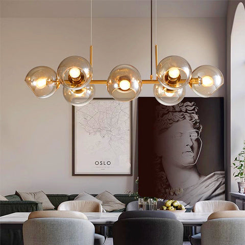 Modern Dining Table Chandelier Pendant Light | Sleek | Minimalist | Sophisticated