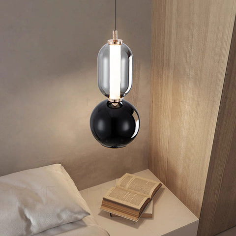 Nordic Creative Iron Glass Pendant Light | Perfect for Bedrooms, Dining Rooms & Hallways
