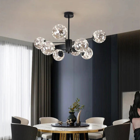 NobleLuminance | Glass Ball Chandelier
