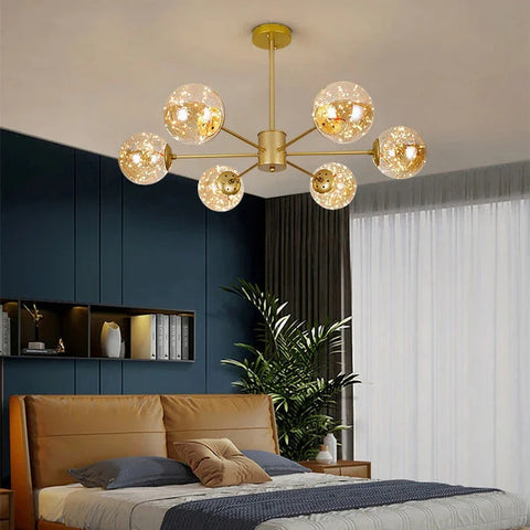 NobleLuminance | Glass Ball Chandelier