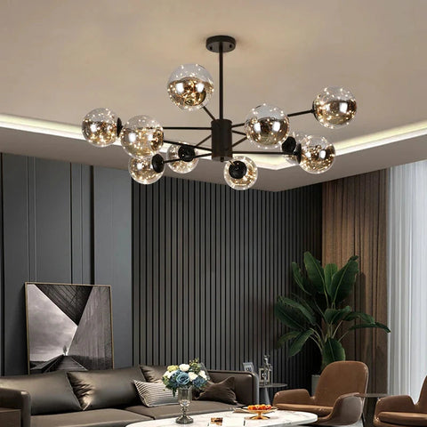 NobleLuminance | Glass Ball Chandelier