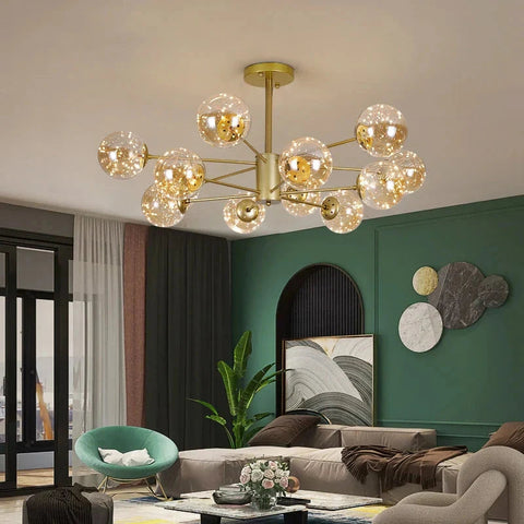 NobleLuminance | Glass Ball Chandelier