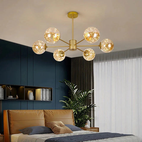 NobleLuminance | Glass Ball Chandelier