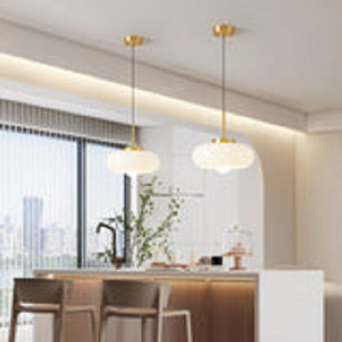 Modern Copper and Glass Chandelier | Timeless | Radiant | Elegant