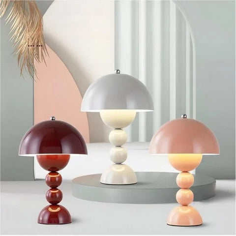 Nordic Flower Buds Colorful Portable Table Lamp