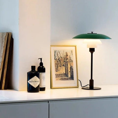 Disc Multilayer Metal Table Lamp