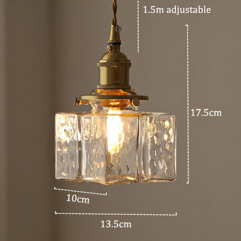 Fatima | Modern Retro Hanging Glass Lamp