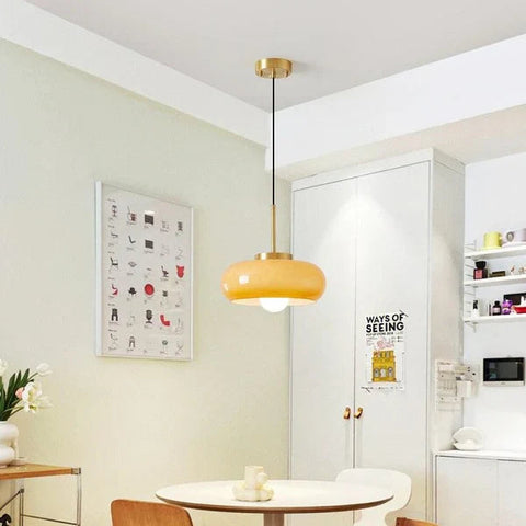 Modern Copper and Glass Chandelier | Timeless | Radiant | Elegant